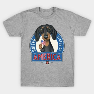 Dachshund United States of America T-Shirt